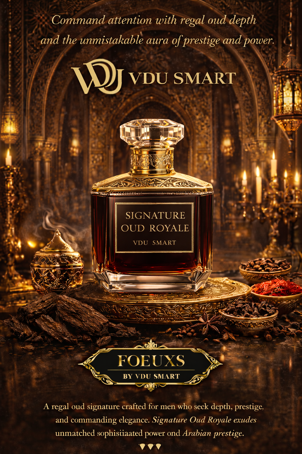 VDU Smart Signature Oud Royale perfume
